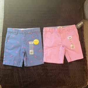 Girls OshKosh Shorts size 4T and 5 NWT